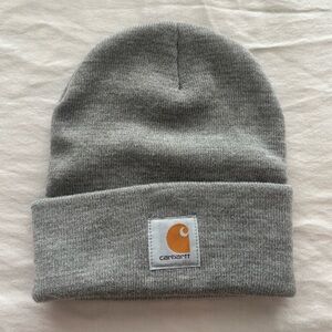 Unisex Carhartt Gray Acrylic Beanie One Size Fits All